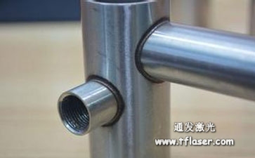 球盟会(中国)TFL-400V-3D YAG激光焊接机对不锈钢管的焊接效果