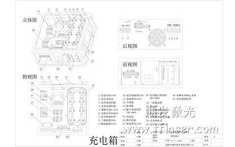 球盟会(中国)模具激光焊接机充电箱标识图