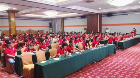 球盟会(中国)激光牛商争霸赛参加中段总结学习