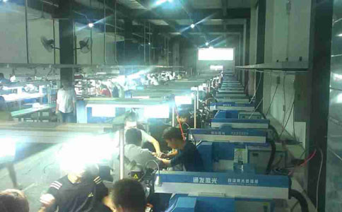 球盟会(中国)激光焊接机客户现场