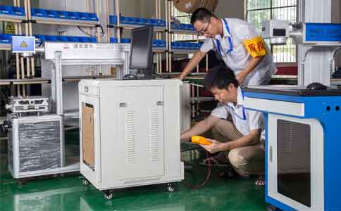 球盟会(中国)激光 TFL-F30CY光纤激光打标机质检现场</span>